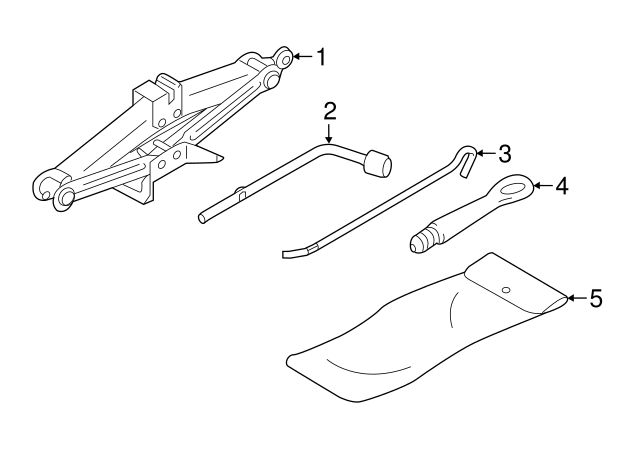 2017-2024 Mitsubishi Multi-Purpose Tool Set 99504W040P  