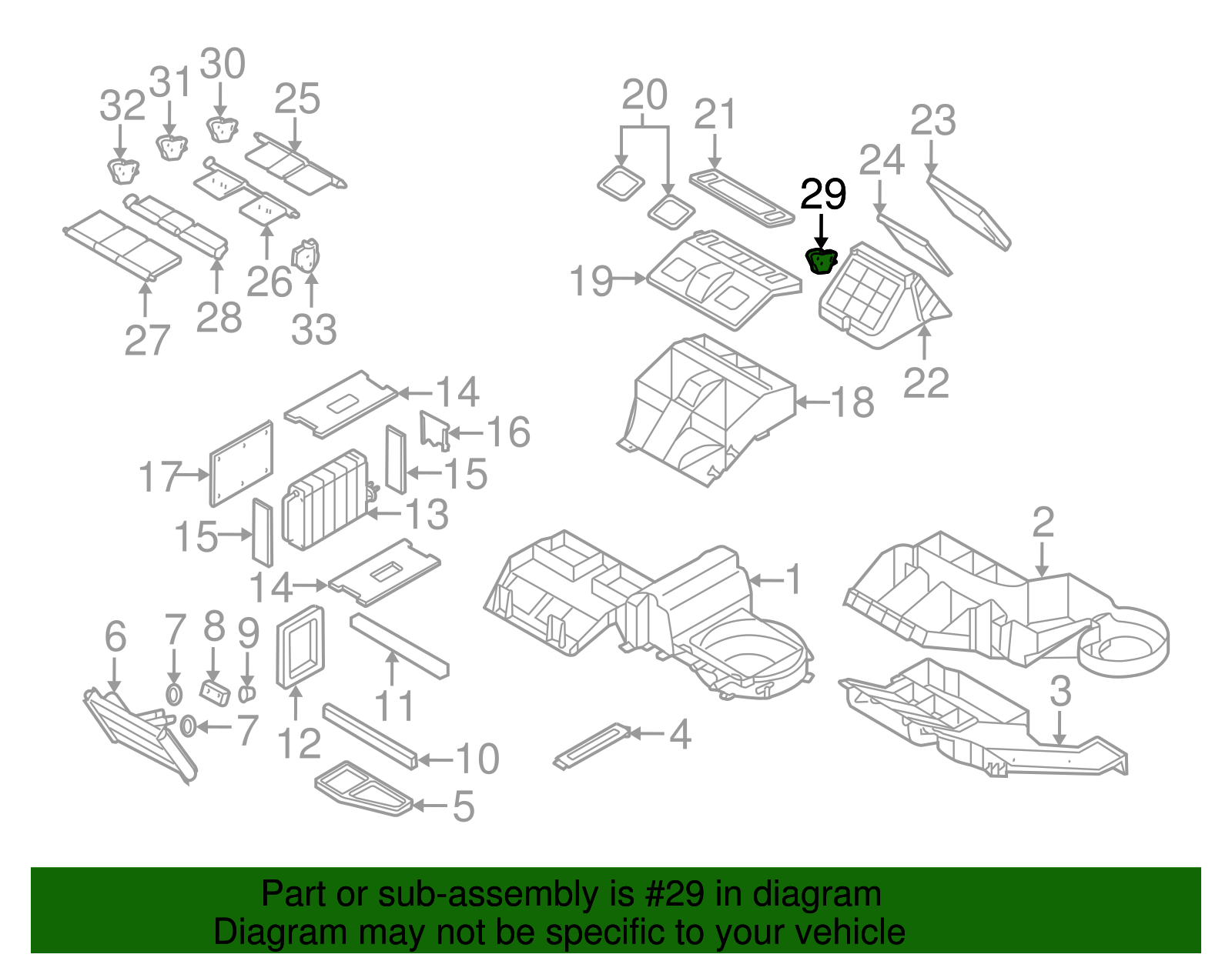 Air Conditioning Vacuum Actuator - GM (89018677)