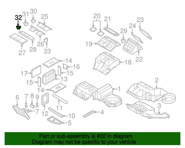 19992009 GM Heating and Air Conditioning Air Inlet Door Actuator