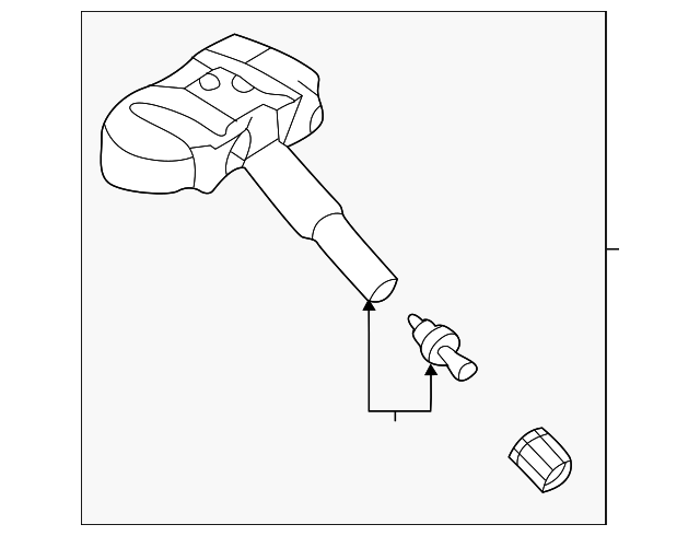 52940 J7000 Tire Pressure Sensor 2019 2020 Kia Forte Kia Auto Parts Accessories