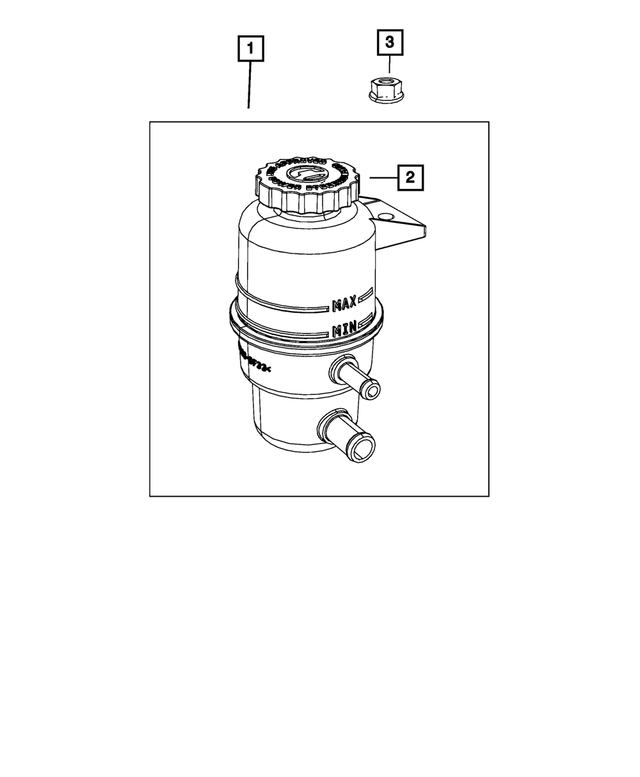 20112020 Mopar Power Steering Fluid Reservoir 4743676AD OEPartsQuick