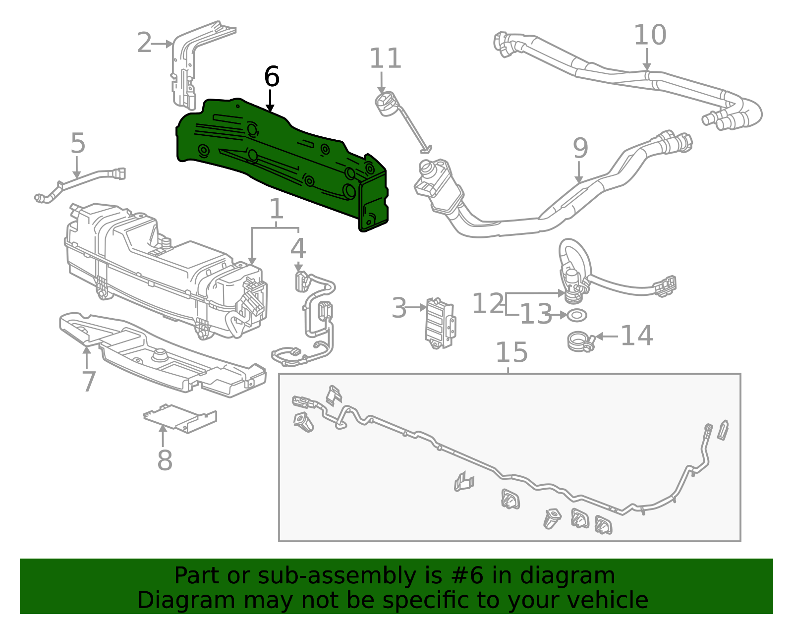 Emission Reduction Fluid Tank Shield - GM (84449623)