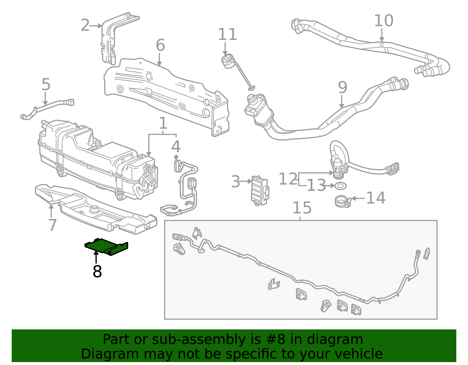 Emission Reduction Fluid Tank Protector - GM (84417101)