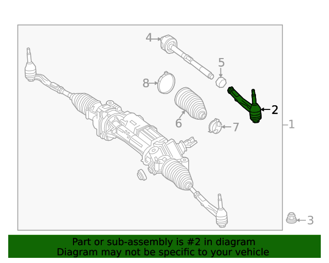 MercedesBenz OEM Outer Tie Rod Part 2054600005 OEM Vehicle Parts