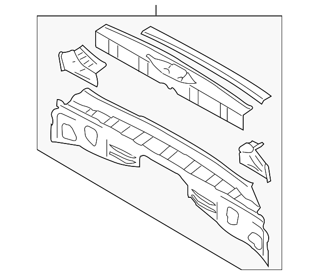 20062014 Subaru Rear Body Panel 52401XA00B9W Subaru Parts Store
