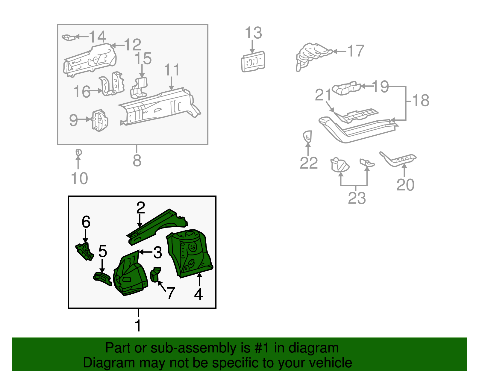 Apron Assembly - Scion (53701-52907)