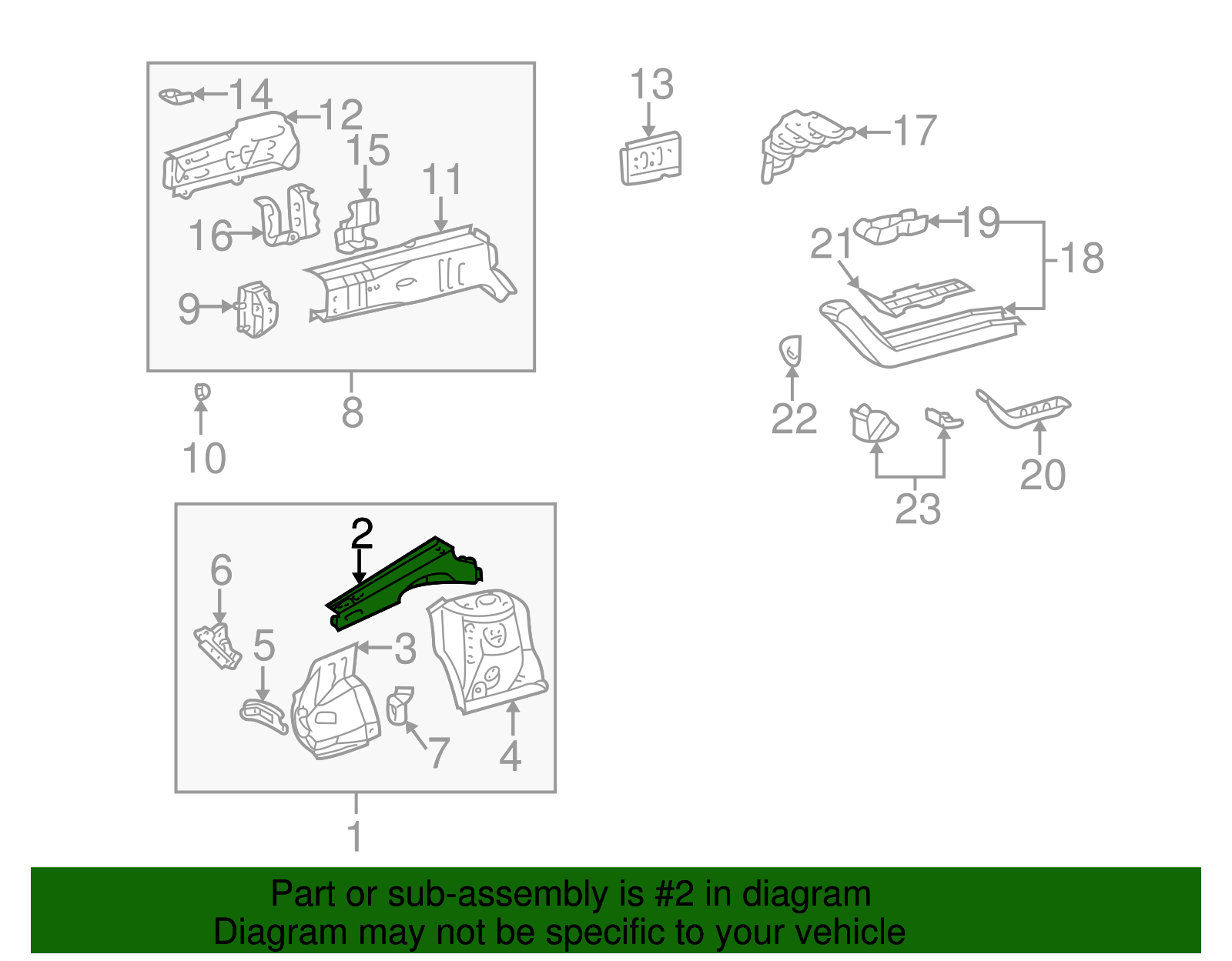 Upper Rail - Scion (53731-52010)