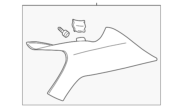Quarter Trim Panel - GM (25697513)