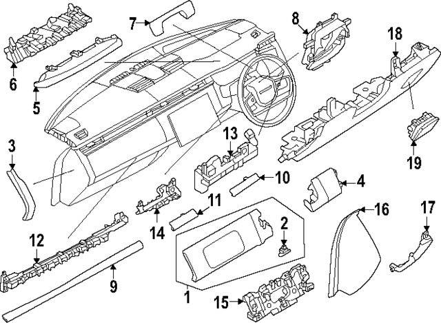 Genuine OEM Mount Bracket Part# LR178177 Fits 2023 Land Rover  