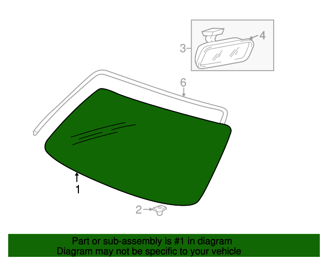 Genuine Hyundai 86137-39000 Windshield Glass Molding