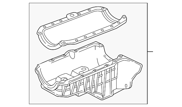 Engine Oil Pan - GM (93800961)