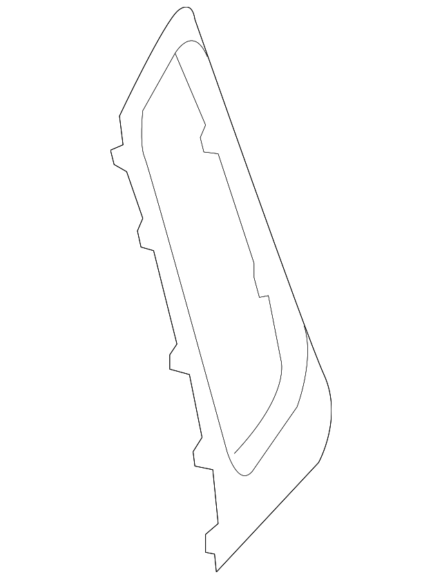 20122014 Ford Focus Trim Molding Passenger Side (RH) CV6Z5804388DC