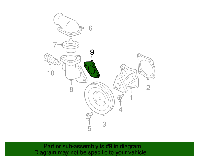 88891776 Gasket New OEM Part From GM Parts Direct GM Parts Store