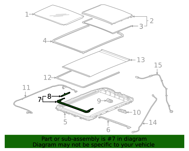 20212022 GM Sunroof Air Deflector 84947929 QuirkParts