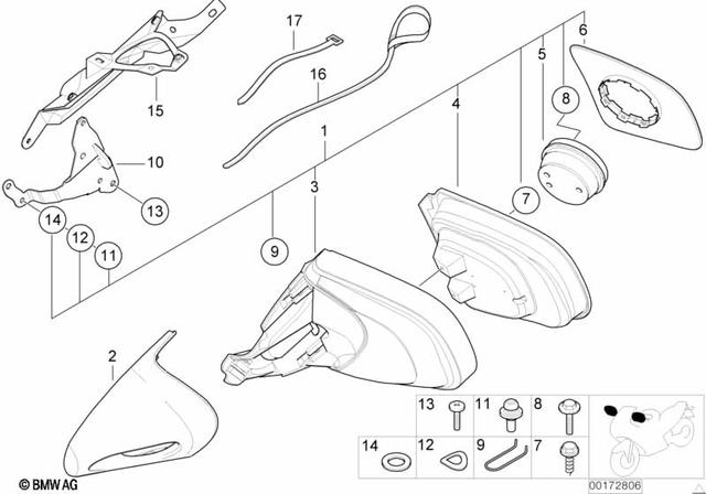 51162347214 - Trim Panel Right - Dark Graphite 1997-2008 BMW