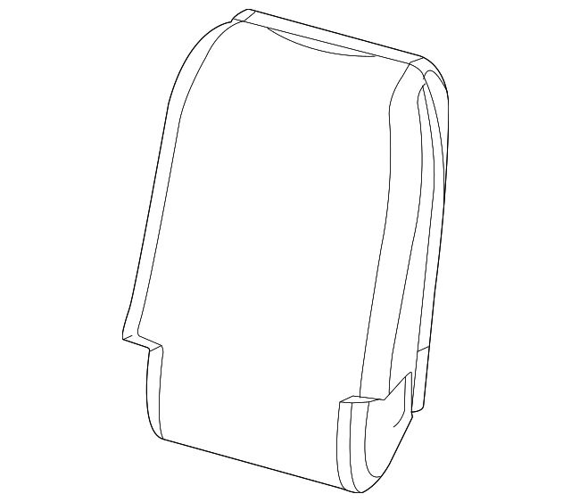 Cushion Assembly, F/Seat Black Center               *Pewter - GM (88941272)
