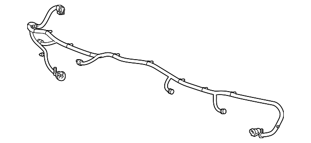 GM OEM Front Object Sensor Wiring Harness For 2015-2017 Silverado 2500 3500 23261392