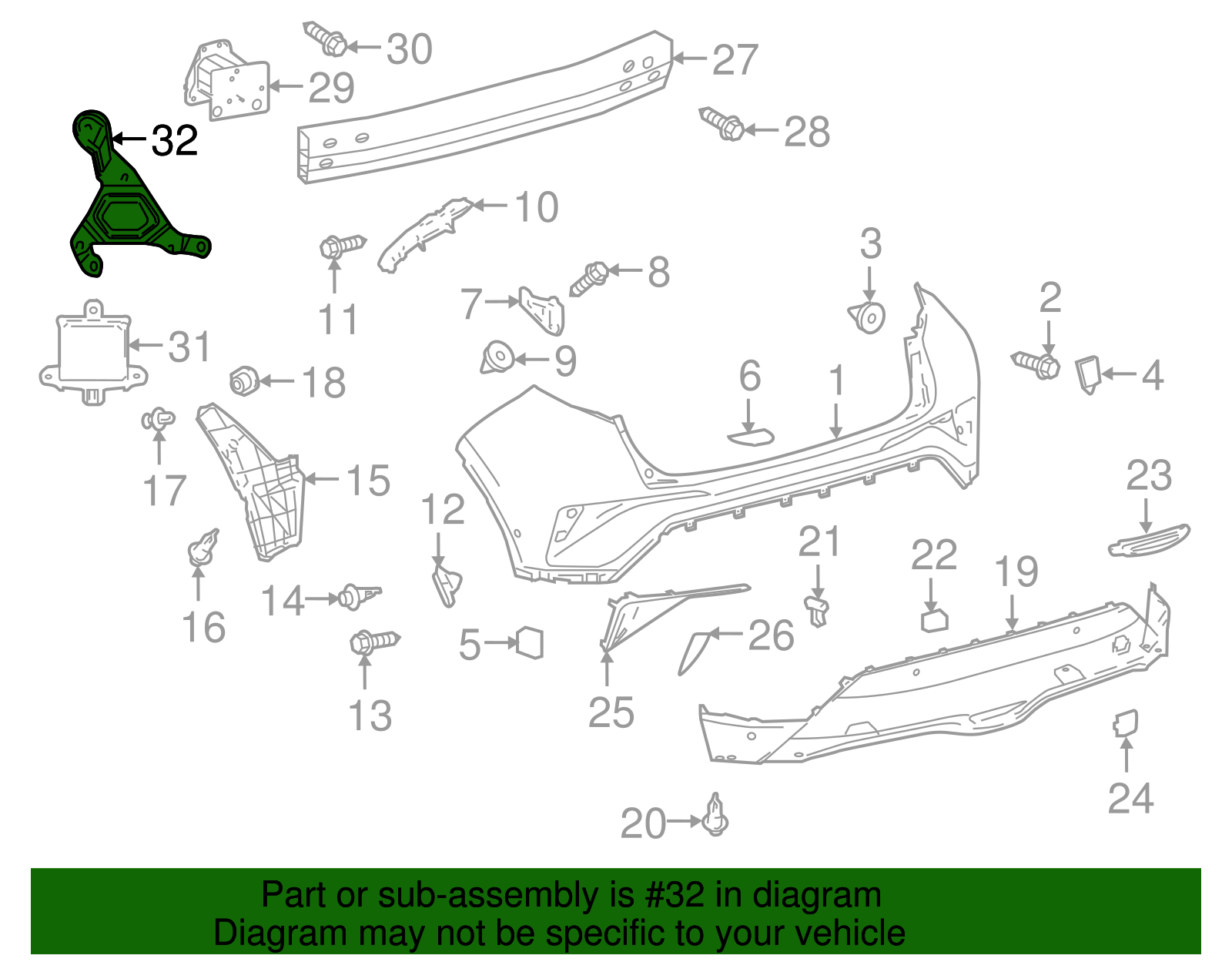 Mount Bracket - Toyota (88161-F4010)