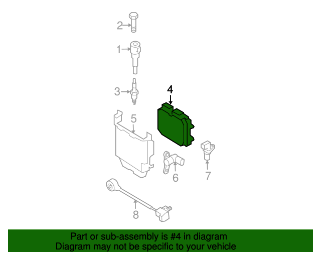 20122013 Mazda 3 Module Powertrain Control LFNE18881