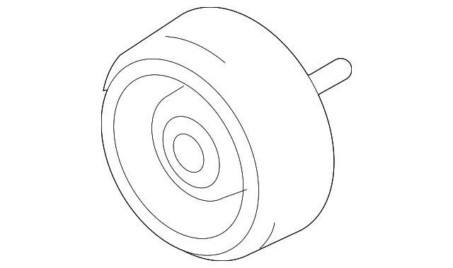 Motorcraft™ Accessory Drive Belt Idler Pulley - Ford (YS-335)
