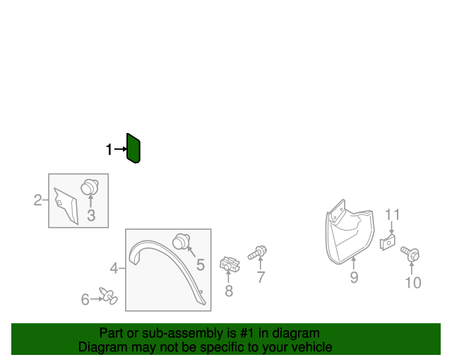 20192020 Ford Side Molding Passenger Side (RH) KK3Z6129396AB
