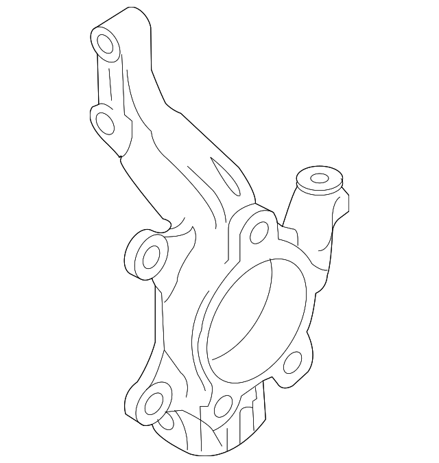 20132022 Nissan Steering Knuckle 400149LA0C Nissan Parts Store