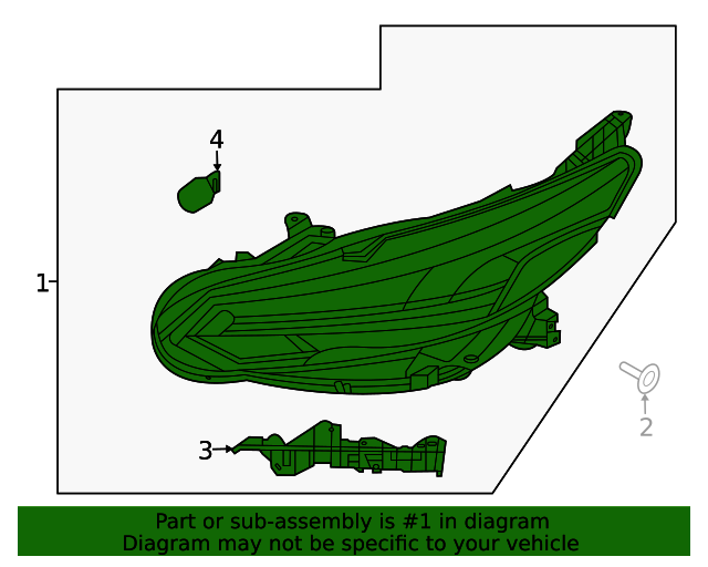 20202021 Nissan Sentra Composite Assembly 260106LB5A Nissan Parts Store