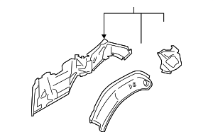 Genuine BMW 41-21-7-347-044 | Inner Panel Assembly | FREE Shipping on ...