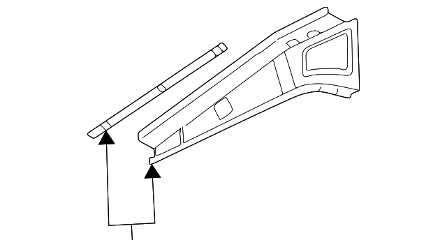 Rail Assembly, F/Cmpt Upper Side (Right-hand) - GM (12369516)