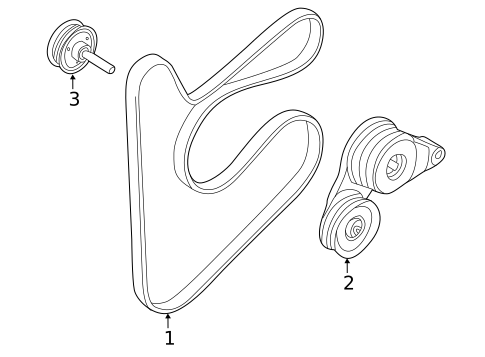 Belts & Pulleys for 2022 Kia Forte Kia.Parts Store