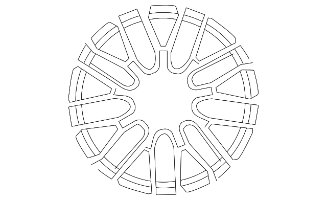 176-401-07-00-7X23 - Wheel AMG 5-Twin-Spoke 45.7 Cm (18 Inch