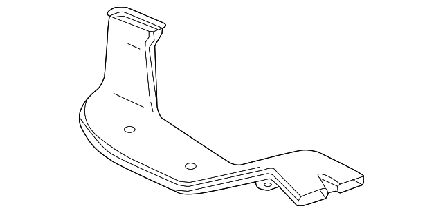 Rear Driver Side Floor Air Outlet Duct - GM (95028958)