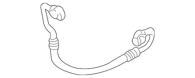 1996-2002 Toyota 4Runner AC Line Discharge Hose OEM 88711-35490