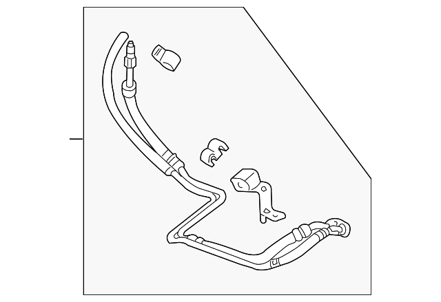 Hose Assembly-P/S Gr Inl & Otlt - GM (20934200)