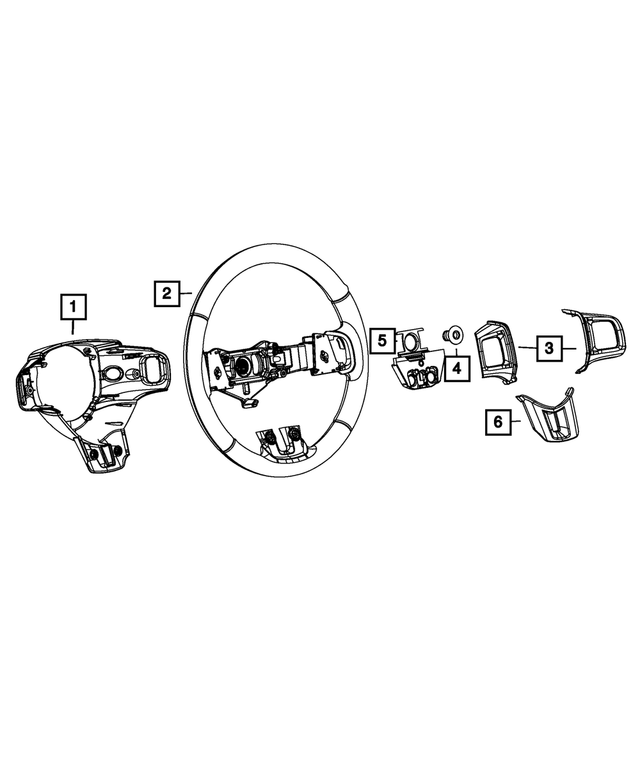 20112014 Dodge Challenger Steering Wheel 5LS77XDVAA Mopar Estores