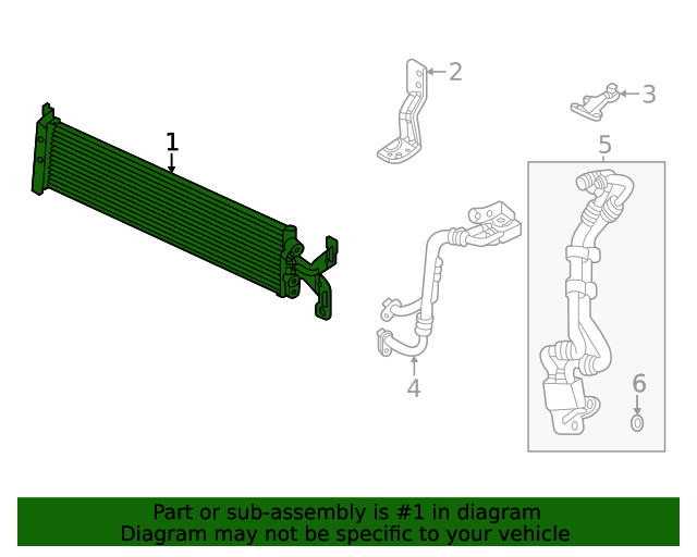 5QF317019B Trans Cooler 20192023 Audi Q3 Audi Parts Store
