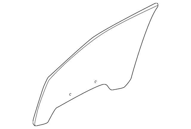 Door Glass - Buick (25785726)