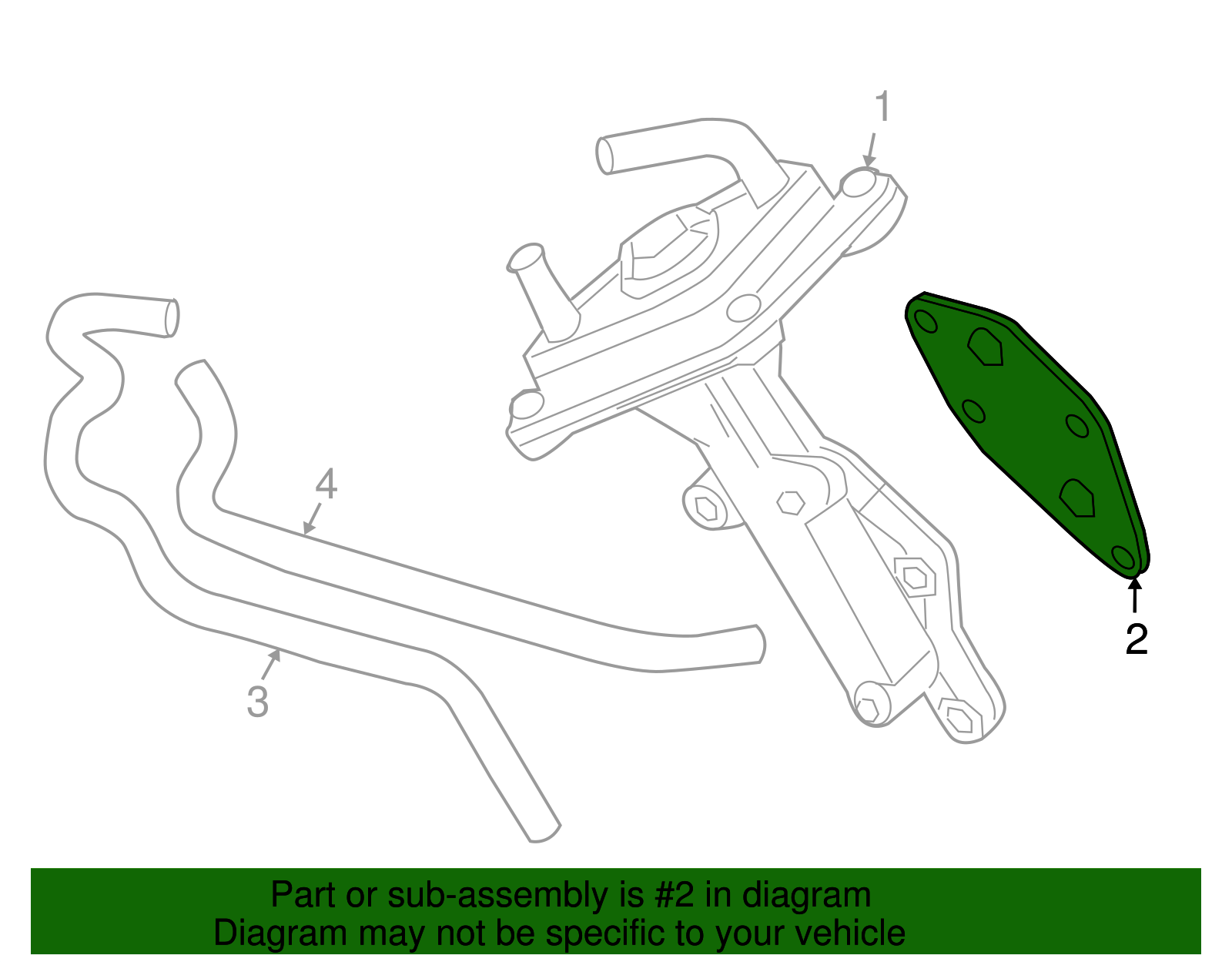 Genuine Nissan Oil Cooler Gasket 21304-JA00A | eBay