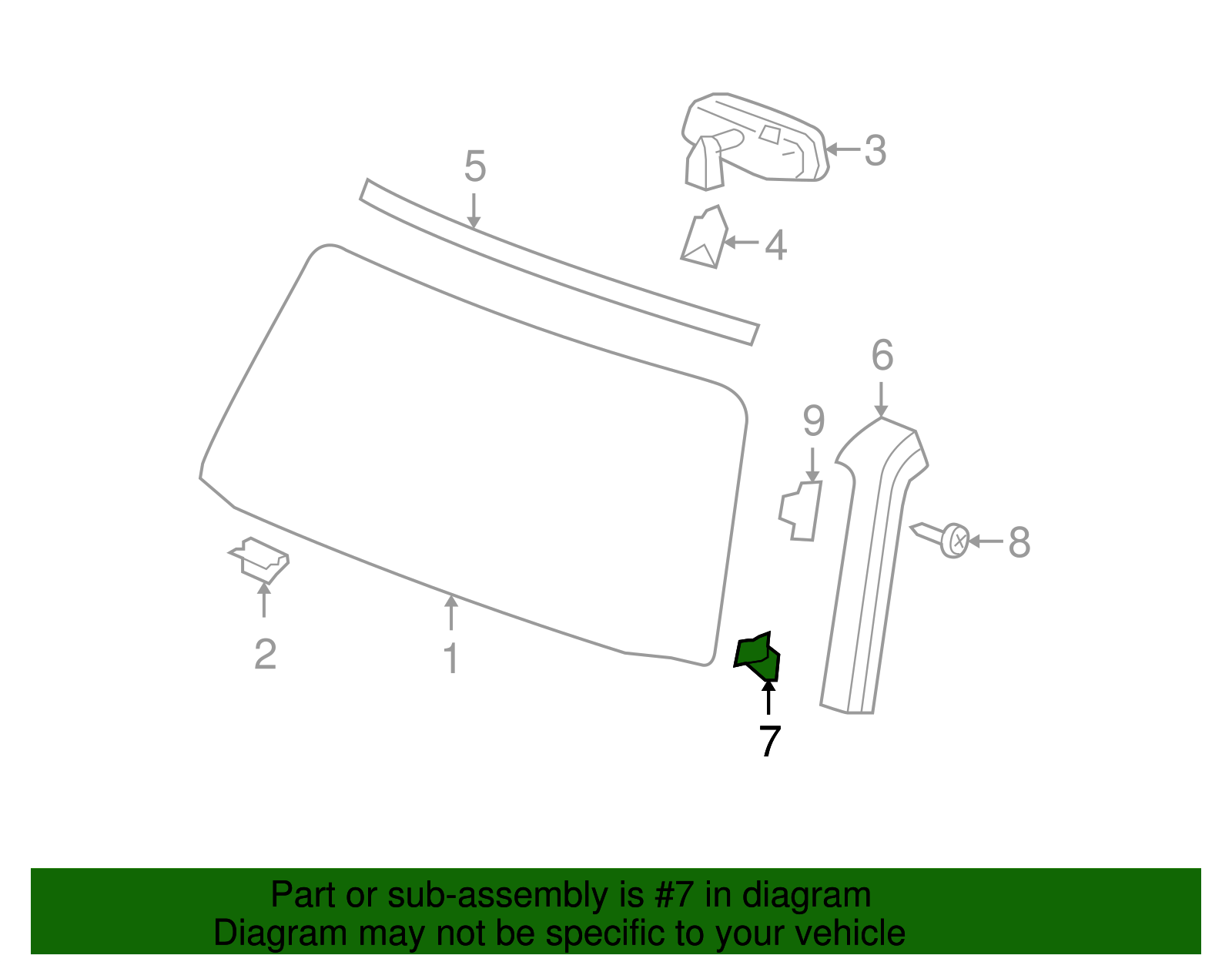 Multi-Purpose Molding Retainer - GM (11589262)