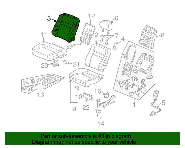 04815SDBA70ZA Cover Set, L Trim *NH167L* (Side Airbag)(Leather)(Ts