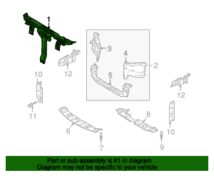 84191-3F600 - Upper Tie Bar 2007-2009 Kia Amanti | Kia.Parts Store