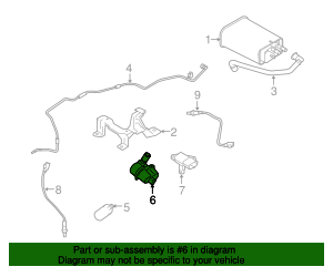 30774518 - Evaporative Emissions System Leak Detection Assembly 2001