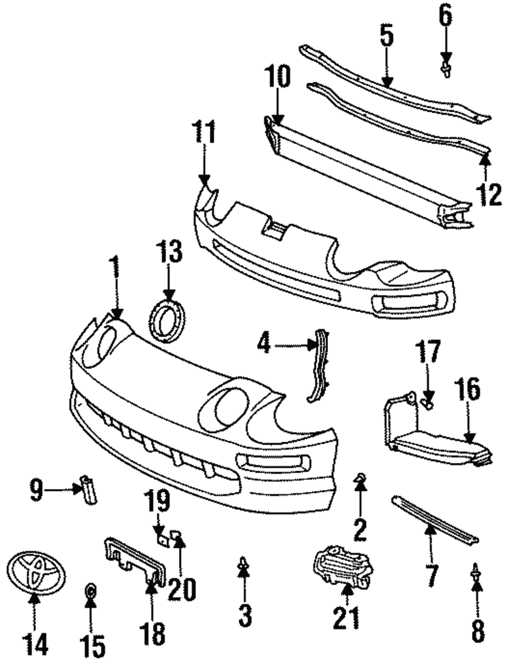 Reinforce Bar - Toyota (52021-20250)