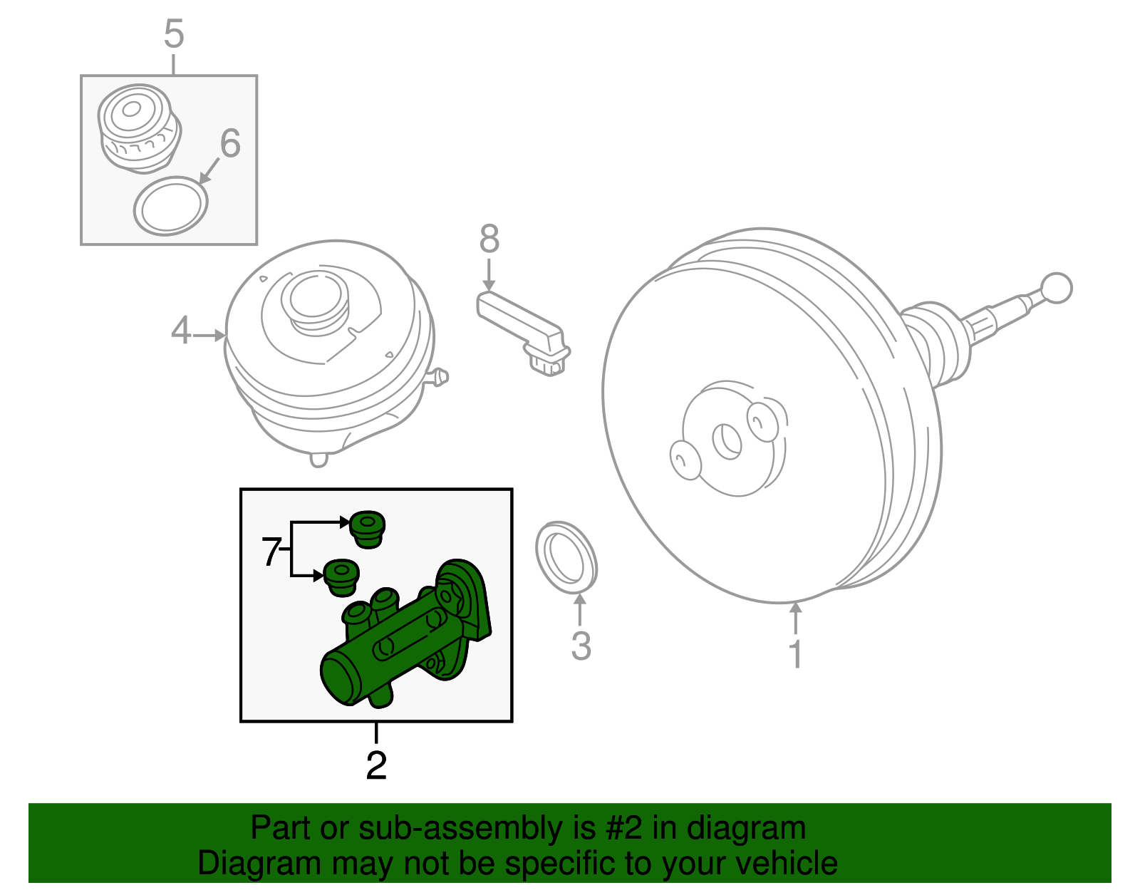Master Cylinder - Volkswagen (8D0-611-021-B)
