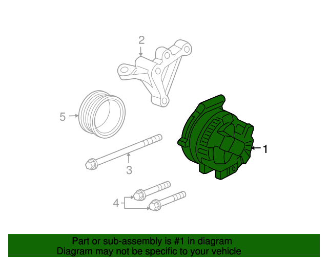 Genuine OEM Acura Alternator Part 31100RTA033 Acura Parts For Less