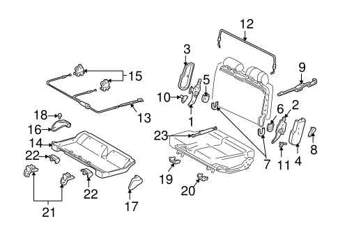 TOYOTA 71879-0C010-B1 Seat Reclining Cover