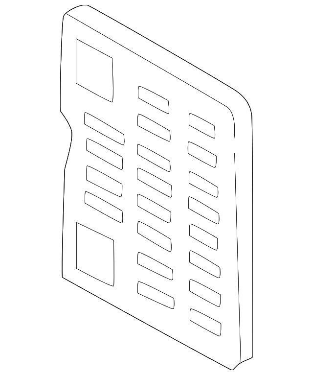 2001-2002 Mazda Miata Fuse Box Cover NC72-66-731A | Werner ... fuse box cover 2002 mazda 626 