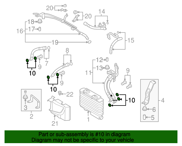 20062011 Mazda Automatic Transmission Drain Plug Gasket 995621800