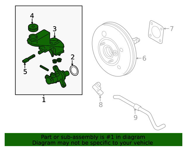 20212023 Nissan Rogue Master Cylinder D60106RA0A