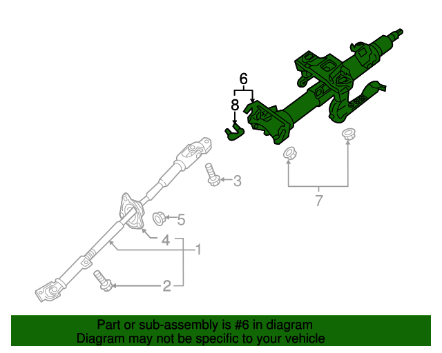 NA1J32100 Steering Column 20162018 Mazda MX5 Miata MazdaSwag
